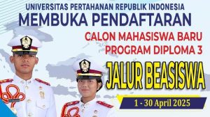 Daftar Sekarang! Unhan Buka Penerimaan D3 Beasiswa, Ini Jadwal dan Persyaratannya
