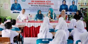 Cegah Stunting Sejak Dini, Bunda PAUD Aceh Beri Edukasi di Sekolah Abdya