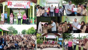 Pemerintah Dukung Pendidikan Merata, 496 Siswa SMPN Dapat Seragam Gratis