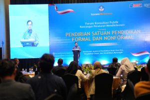 Forum Konsultasi Publik Ditjen PAUD Dasmen Perkuat Regulasi Pendirian Satuan Pendidikan