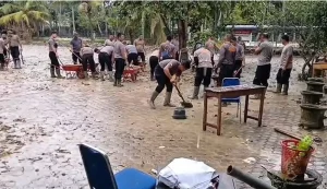 Polri Fokus Pemulihan Pascabencana, Sekolah Aceh Utara Dipastikan Siap Pakai