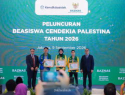Kemdiktisaintek dan BAZNAS Kolaborasi Salurkan Beasiswa Cendekia Palestina