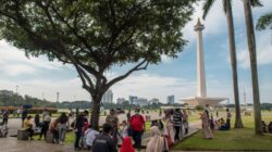 Monas Ditutup Sementara, Pembersihan Badan Tugu Masuk Tahap Intensif